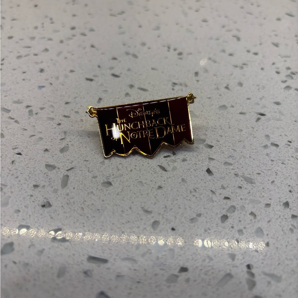 Disney Hunchback of Notre Dame Gold Enamel Pin